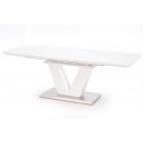 Стол обеденный HALMAR MISTRAL белый/белый 160-220/90